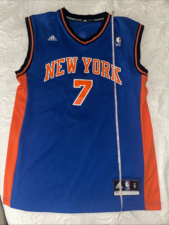adidas Other - NY Knicks adidas #7 Blue and Orange NBA Jersey Patch Detail. Never Worn